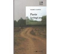 Partir a vingt ans - Maurice Chappaz - Joie De Lire - Poche - Livre