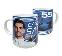 Partisan Carlos Sainz F1 Tasse en céramique Bleu/blanc 2050 ml