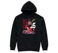 Partisan Leclerc F1 Sweat à capuche pour adulte, Noir , S