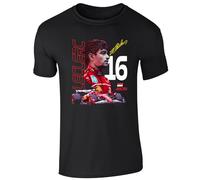 Partisan Leclerc F1 T-shirt pour adulte, Noir , S