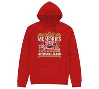 Partisan Liverpool Salah Thanks for the Memories Sweat à capuche pour adulte, Rouge, XL