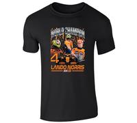 Partisan Norris F1 World Champion T-shirt pour adulte, Noir , L