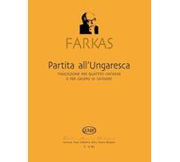 Partita all'ungaresca. Trio/Quatuor de Guitares. Conducteur + Parties