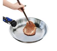 Partita Unsignely : Sartén De Acero Inoxidable, Sartén De Mango Extraíble | Partitura De Cocción No Cubierta, Inducción De Sartén Portátil, Sartén Sin Palanca Para Horno De Estufa De Gas, Versátil
