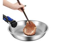 Partita Unsignely : Sartén De Acero Inoxidable, Sartén De Mango Extraíble | Partitura De Cocción No Cubierta, Inducción De Sartén Portátil, Sartén Sin Palanca Para Horno De Estufa De Gas, Versátil