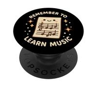 Partition Amusante « Remember to Learn Music » PopSockets PopGrip Adhésif