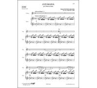 PARTITION CLASSIQUE - Ave Maria - C. GOUNOD - Cor & Piano