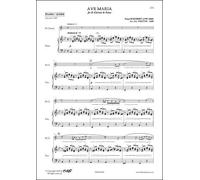 PARTITION CLASSIQUE - Ave Maria - F. SCHUBERT - Clarinette & Piano