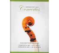 Partition classique BARENREITER ACCOLAY JEAN BAPTISTE - CONCERTO N°1 IN A-MOLL Violon