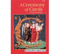 Partition classique BOOSEY HAWKES BRITTEN B. - A CEREMONY OF CAROLS OP. 28 - MIXED CHOIR AND HARP Choeur et ensemble vocal