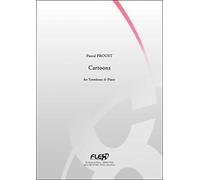 PARTITION CLASSIQUE - Cartoons - P. PROUST - Trombone et Piano