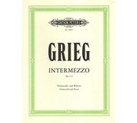 Partition classique EDITION PETERS GRIEG EDVARD - INTERMEZZO - CELLO AND PIANO Violoncelle