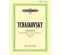 Partition classique EDITION PETERS TCHAIKOVSKY PYOTR ILYICH - CONCERTO IN D OP.35 - VIOLIN AND PIANO Violon