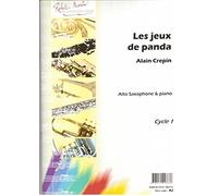 Partition classique ROBERT MARTIN CREPIN A. - JEUX DE PANDA (LES), ALTO Saxophone