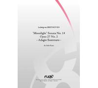 PARTITION CLASSIQUE - "Sonate ""Clair de Lune"" No. 14 Opus 27 No. 2- L.v. BEETHOVEN - Piano Solo"