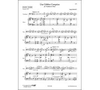 PARTITION CLASSIQUE - Une Célèbre Comptine - P. PROUST - Trombone et Piano