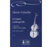 Partition classique Ut Orpheus SAINTE-COLOMBE - LE GIGANT, LA ROUGEVILLE, 2 CONCERTS «A DEUX VIOLES ESGALES» - 2 VIOLS Viole de gambe