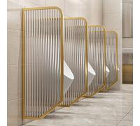 Partition d’écran de protection murale pour cloison d’urinoir - Séparateur et paroi de séparation WC pour hommes, pour toilettes publiques et hôtels, 1pc(Gold,120cm/47.2in)