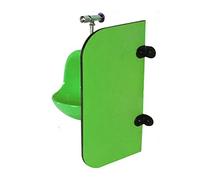 Partition de confidentialité de montage mural d'écran d'urinal pour les toilettes publiques imperméables Résine phénolique de toilette séparateur de réservoir de toilette vert 60x70cm durable barrière