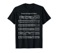 Partition de Notes de Musique Johann Sebastian Bach - Toccata en Fuga T-Shirt