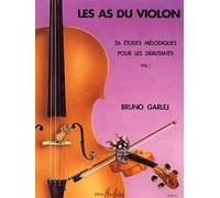Partition : Les As du Violon - Violon solo - Volume 1 - Etudes Mélodiques