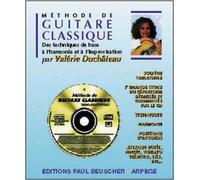 Partition : Nouvelle methode de guitare classique V. Duchateau + CD