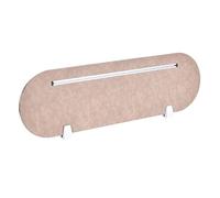 Partition,Panneau de séparation acoustique de bureau avec fente,Panneau de confidentialité autoportant,Séparateur d'écran anti-éternuements,pour le bureau, l'école et le magasin de détail(Brown,60cmx3