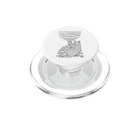 Partition pour Amoureux des Chats Doodle Musicien Notes Swing Cats PopSockets PopGrip pour MagSafe