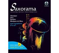 Partition : Saxorama - Saxophone Eb (mi bémol) et Bb (si bémol) - Volume 2A - Partition + CD
