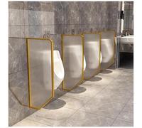 Partition Urin Diviseur d'urinoir Écran de partition de Toilettes en Verre trempé, séparateur de partition de Toilettes publiques murales, Men Urin Intince Screen Baffle pour l'hôtel, Les