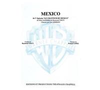 PARTITION VARIETE - MARIANO LUIS - MEXICO - PIANO CHANT