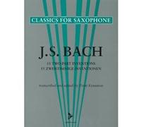 Partitions classique ADVANCE MUSIC BACH J.S. - 15 TWO-PART INVENTIONS - 2 SAXOPHONES Basson G