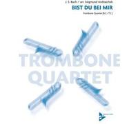 Partitions classique ADVANCE MUSIC BACH J.S. - BIST DU BEI MIR - 4 TROMBONES/TENOR HORNS Trombone G