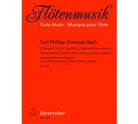 Partitions classique BARENREITER BACH C.P.E. - SONATE EN TRIO EN DO MAJEUR WQ 147 - FLUTE TRAVERSIERE, VIOLON, BASSE CONTINUE Musique de chambre