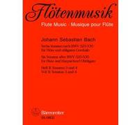 Partitions classique BARENREITER BACH J.S. - 6 SONATEN NACH DEN ORGELTRIOSONATEN VOL. 2 - FLUTE ET CLAVECIN Flûte traversière