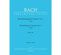 BACH J.S. - CONCERTO BRANDEBOURGEOIS N°2 EN FA MAJEUR BWV 1047 - CONDUCTEUR