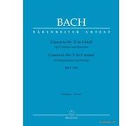 Partitions classique BARENREITER BACH J.S. - CONCERTO N°5 IN F-MOLL BWV 1056 - SCORE Grand format