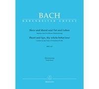 Partitions classique BARENREITER BACH J.S. - HERZ UND MUND UND TAT UND LEBEN KANTATE BWV 147 - CHANT, PIANO Choeur et ensemble vocal G