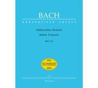 Partitions classique BARENREITER BACH J.S. - ITALIAN CONCERTO BWV 971 - CLAVECIN Clavecin G
