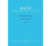 Partitions classique BARENREITER BACH J.S. - ITALIAN CONCERTO IN F MAJOR BWV 971 - CLAVECIN Clavecin