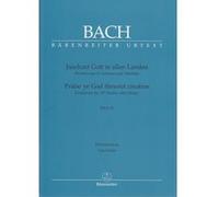 Partitions classique BARENREITER BACH J.S - JAUCHZET GOTT IN ALLEN LANDEN BWV 51 - CHANT, PIANO Choeur et ensemble vocal