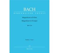 Partitions classique BARENREITER BACH J.S. - MAGNIFICAT EN RE MAJEUR BWV 243 - CONDUCTEUR Grand format