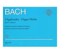 Partitions classique BARENREITER BACH J.S. - ORGELWERKE VOL.5, PRALUDIEN, TOCCATEN, FANTASIEN UND FUGEN I - ORGUE Orgue