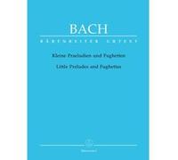 Partitions classique BARENREITER BACH J.S. - PETITS PRELUDES ET FUGUES - CLAVECIN OU PIANO Clavecin G