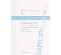 Partitions classique BARENREITER BACH J.S. - SIX SONATAS AFTER BWV 525-530 VOL.III : SONATAS 5 AND 6 - FLUTE, CLAVECIN OBLIGE Flûte traversière