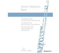 Partitions Classique Barenreiter Bach J.S. - Two Suites For Flute Bwv 1007 & 1009 Flûte Traversière