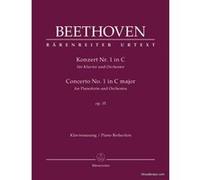 Partitions classique BARENREITER BEETHOVEN L.V. - KLAVIERKONZERT N°1 IN C OP.15 - PIANO REDUCTION Piano