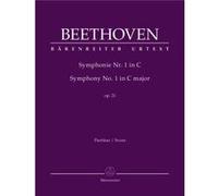 Partitions classique BARENREITER BEETHOVEN L.VAN - SYMPHONIE N°1 EN DO MAJEUR OP.21 - CONDUCTEUR Grand format