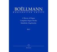 Partitions classique BARENREITER BOELLMANN LEON - SAMTLICHE ORGELWERKE, BAND III.3 - ORGUE Orgue