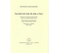 Partitions classique BARENREITER BUXTEHUDE DIETRICH - HERZLICH LIEB HAB ICH DICH, O HERR BUXWV 41, CHORALKANTATE Choeur et ensemble vocal